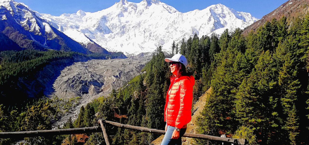 Breakfast: At Fairy Meadows with morning mountain views